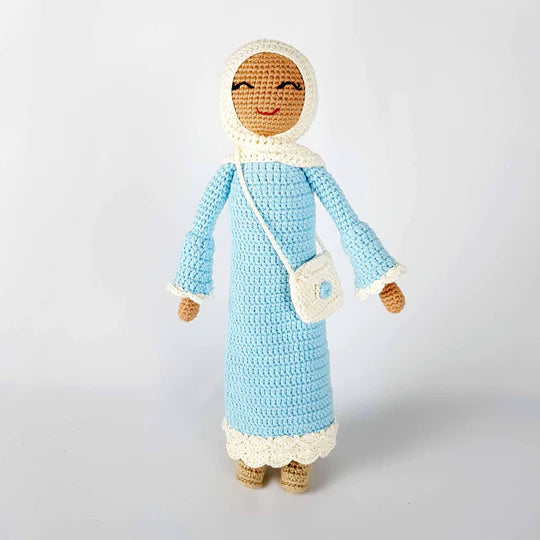 Hijab Doll With Purse | Handmade Muslim Doll