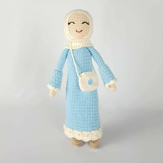 Hijab Doll With Purse | Handmade Muslim Doll