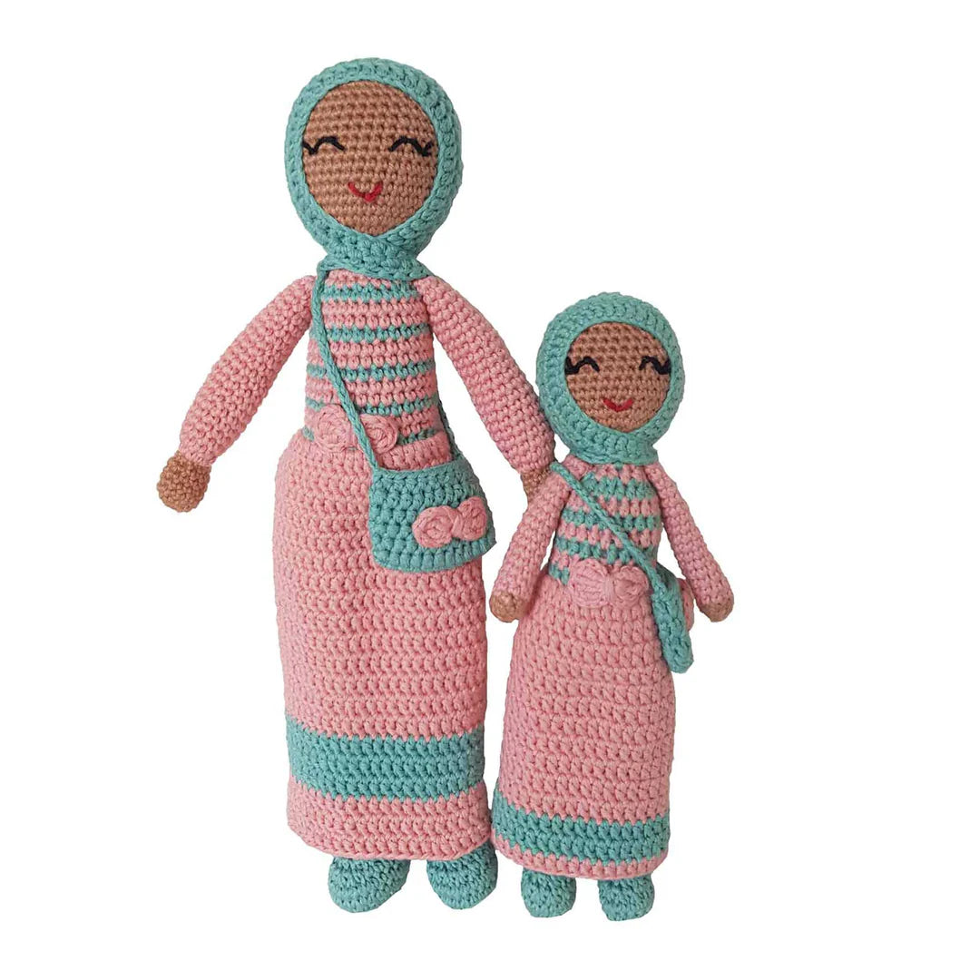 Hijab Doll With Purse | Handmade Muslim Doll