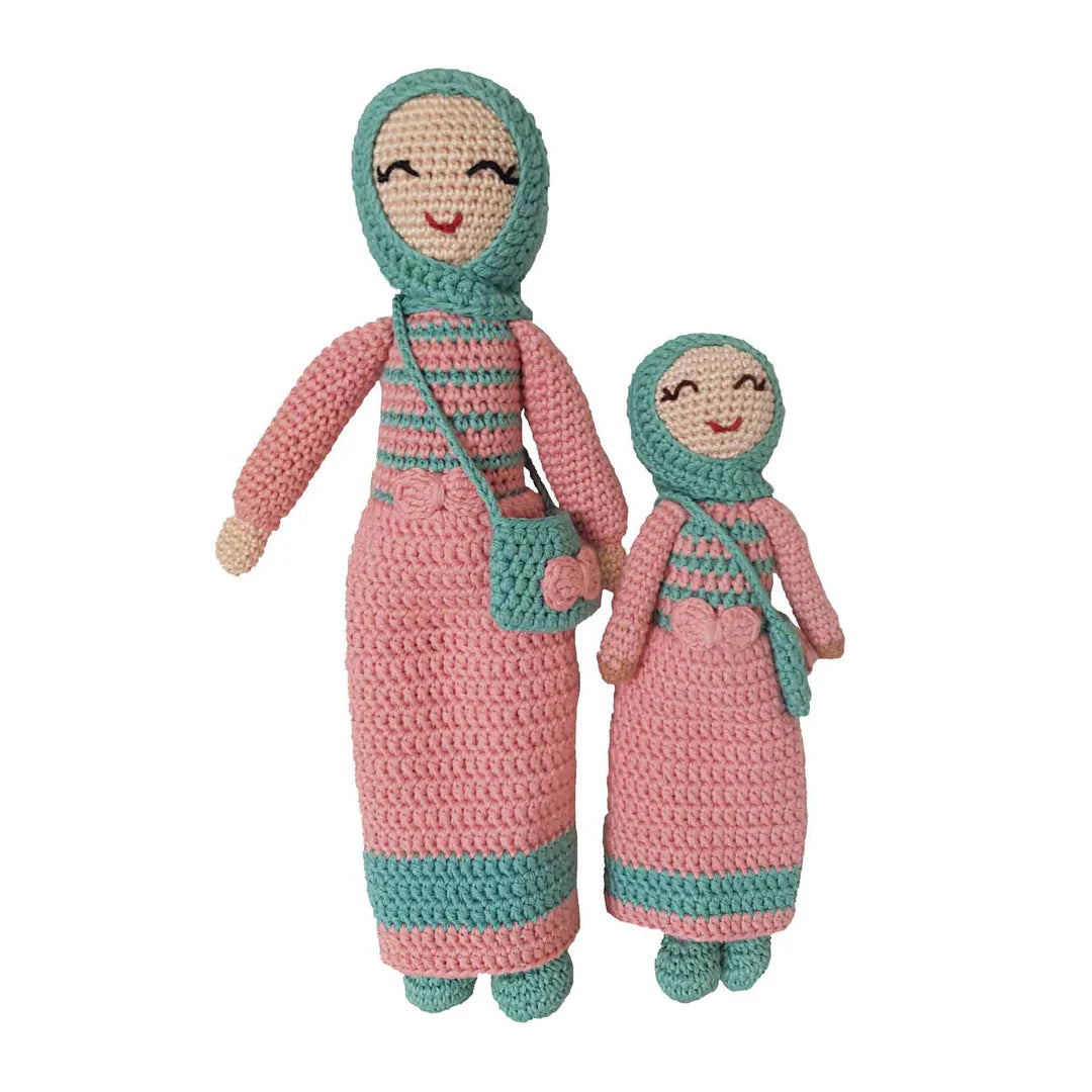 Hijab Doll With Purse | Handmade Muslim Doll