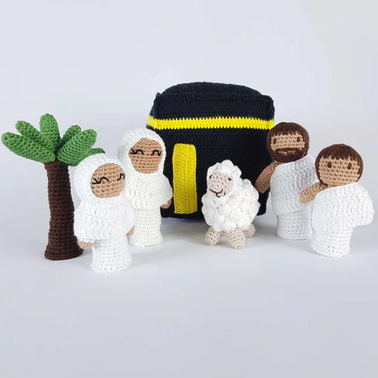 Playset - Kaaba | Handmade Educational Toy: Dark skin