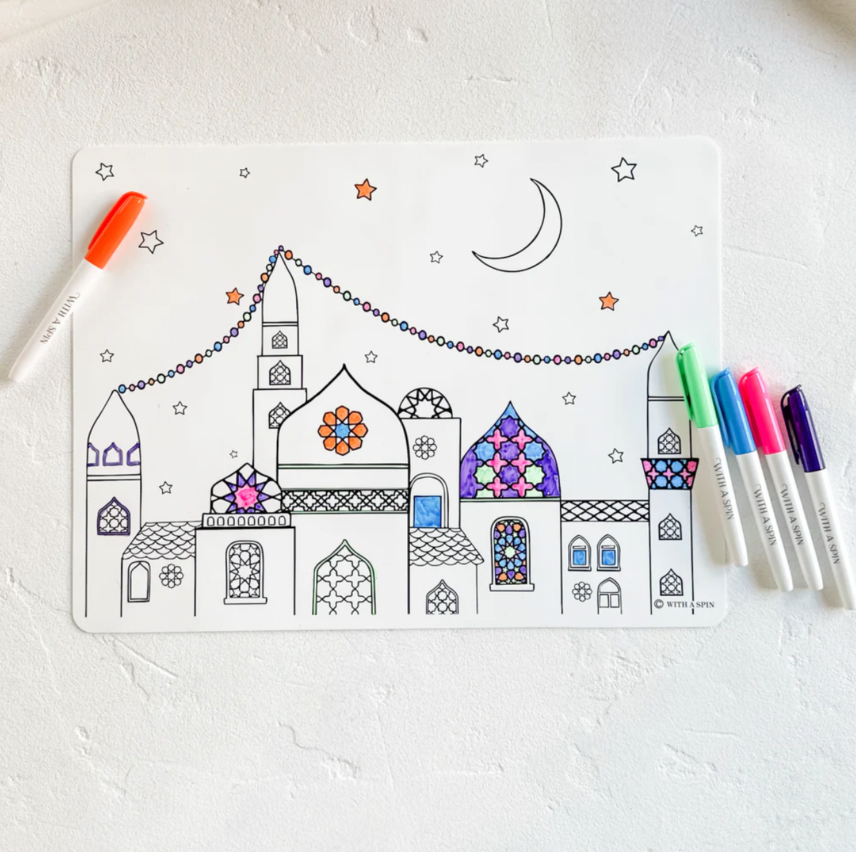 Moon Masjid Coloring Kit