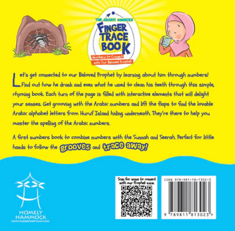 The Arabic Numbers Finger Trace Book