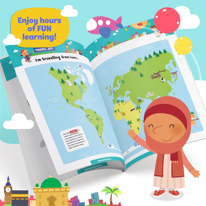 Hajj and Umrah Activity Book (Little kids)