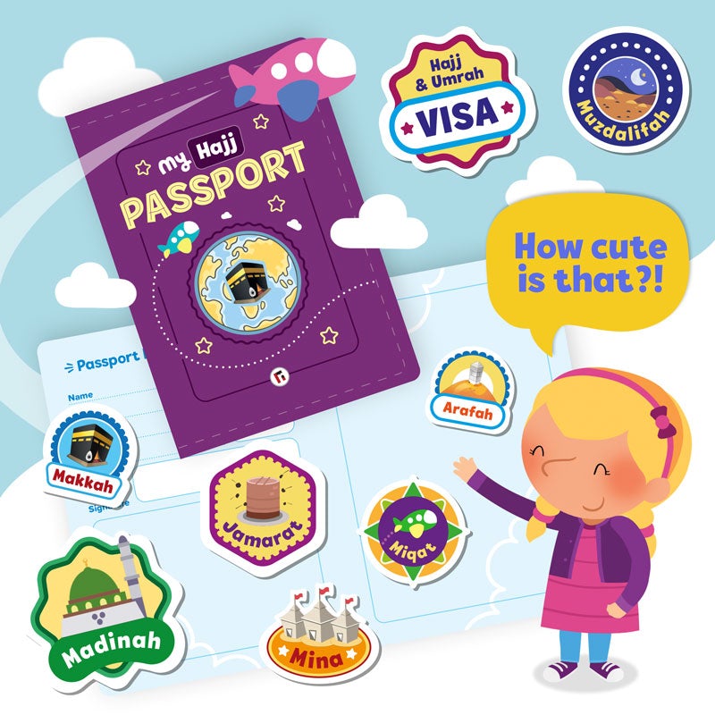 Hajj and Umrah Activity Book (Little kids)