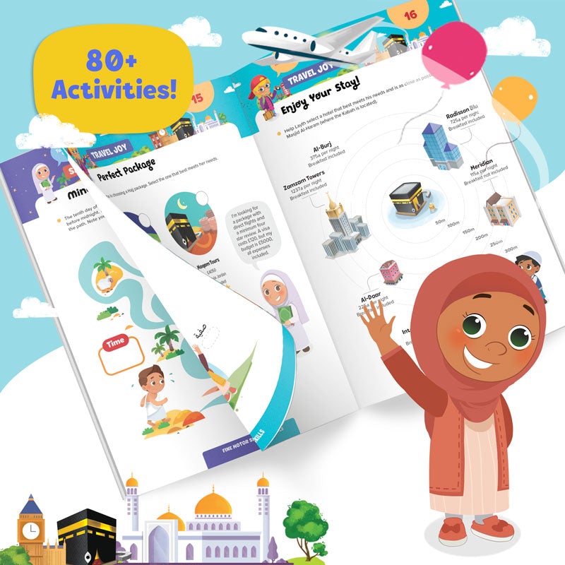 Hajj and Umrah Activity Book (Big kids)