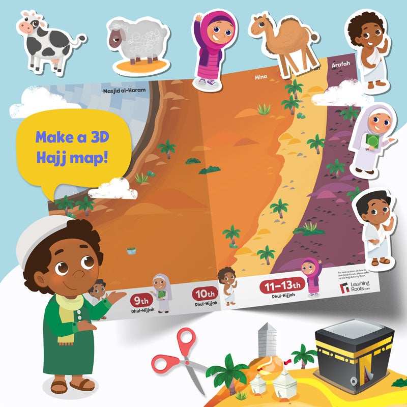 Hajj and Umrah Activity Book (Big kids)
