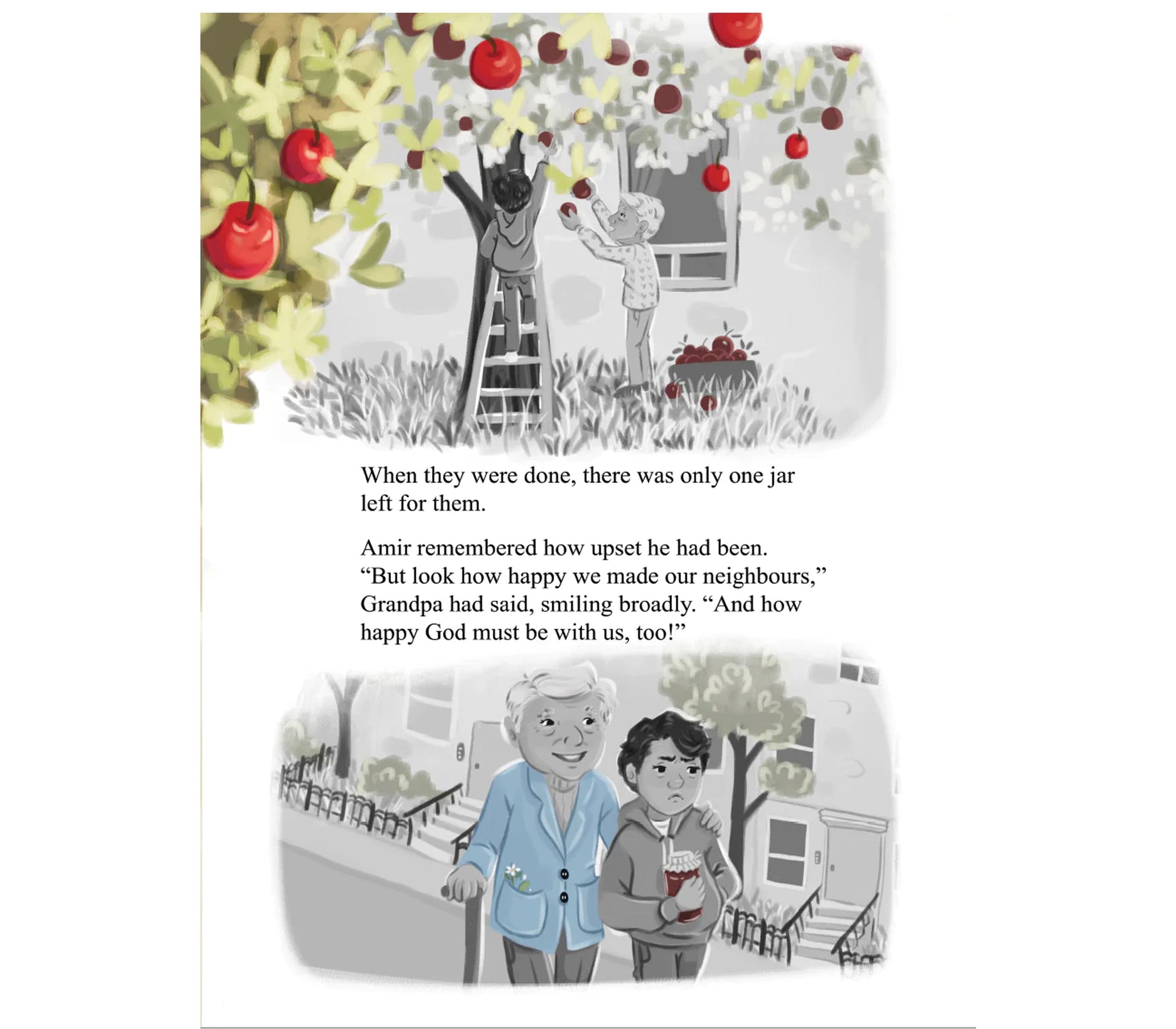 Amir's Blue Jacket - Interior Spread 4