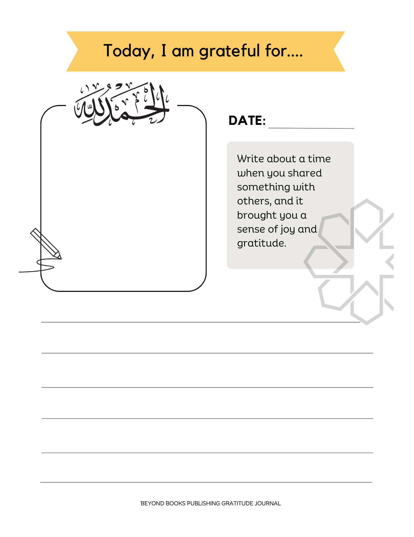 My Alhamdulillah Gratitude Journal - Activity Book