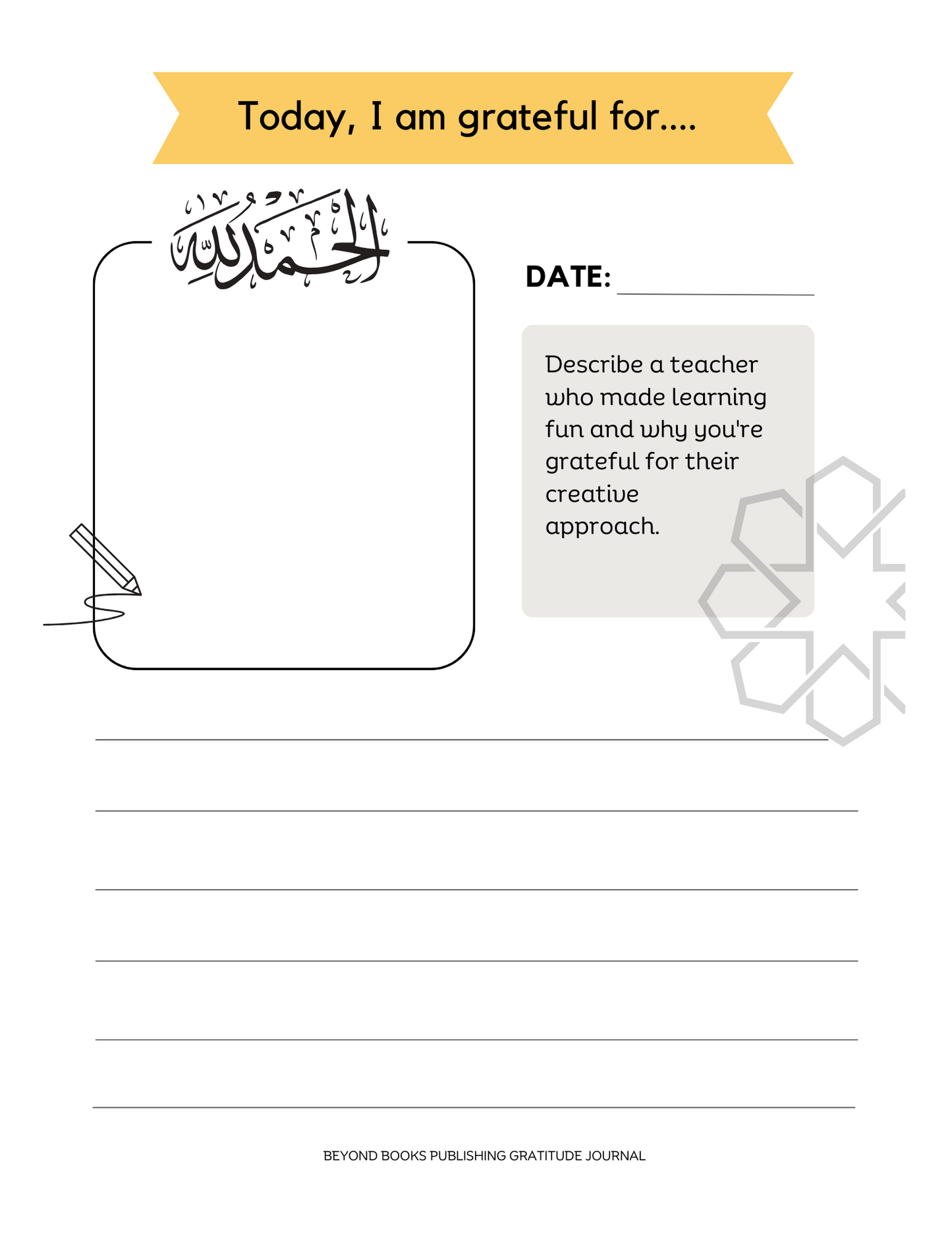 My Alhamdulillah Gratitude Journal - Activity Book