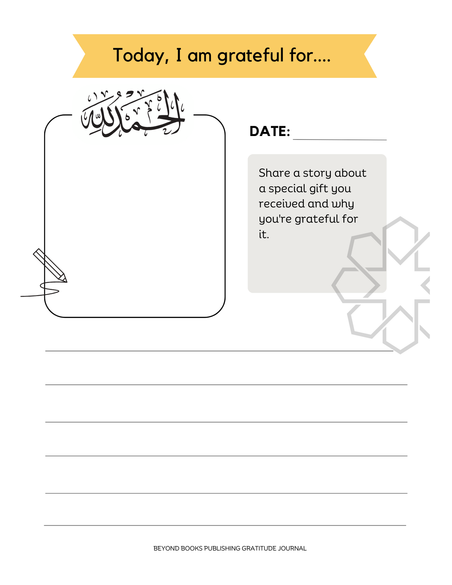 My Alhamdulillah Gratitude Journal - Activity Book