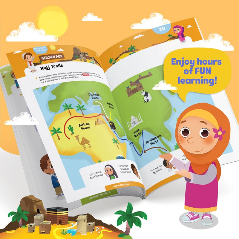 Hajj and Umrah Activity Book Big Kids - Interior 2