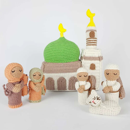 Playset - Masjid An-Nabawi | Handmade Educational Toy