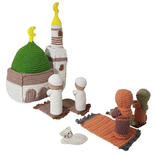 Playset - Masjid An-Nabawi | Handmade Educational Toy