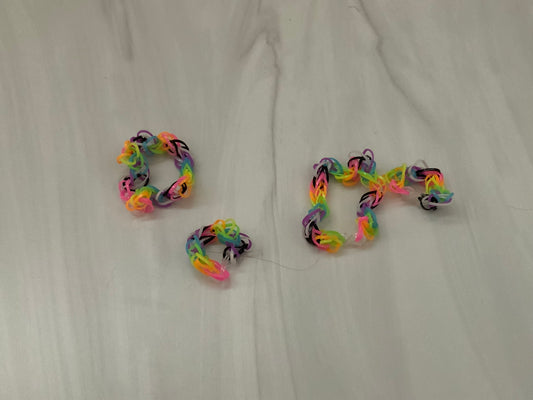 Rainbow Set(Bracelet and ring)