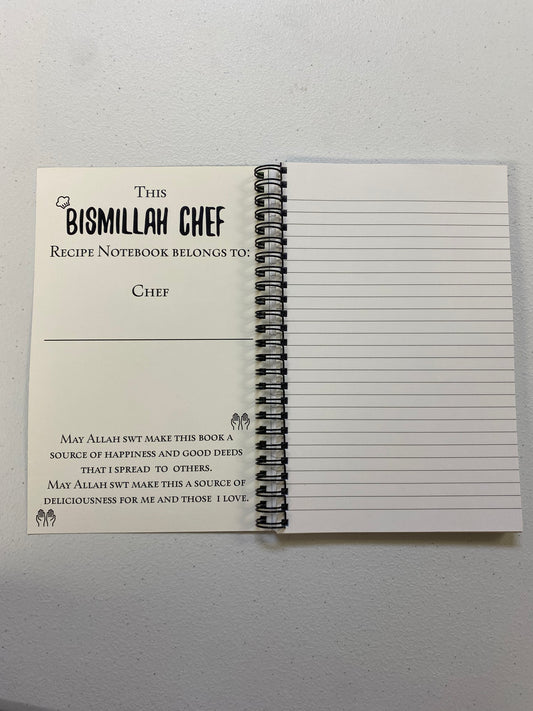 Bismillah Chef Notebook