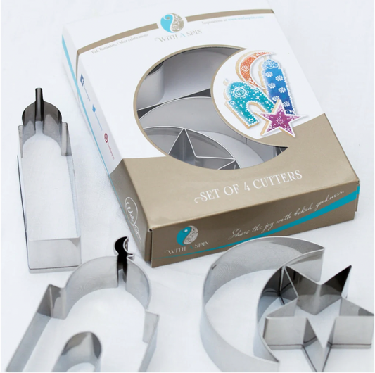 WithASpin Cookie cutters - Set of 4