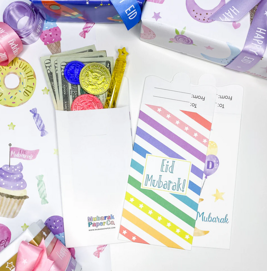Eid Money Envelopes - Rainbow Packs