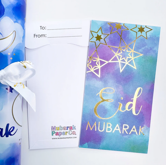 Eid Money Envelopes - Blue Pack