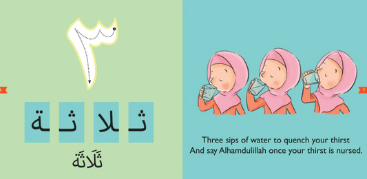 The Arabic Numbers Finger Trace Book