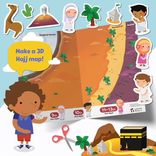 Hajj and Umrah Activity Book (Little kids)